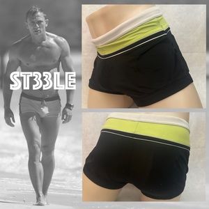 Steele Square Cut Swim Briefs 30-36 Gently worn Nylon / spandex